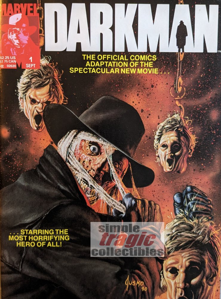 Darkman Magazine #1 Cover Art by Joe Jusko
