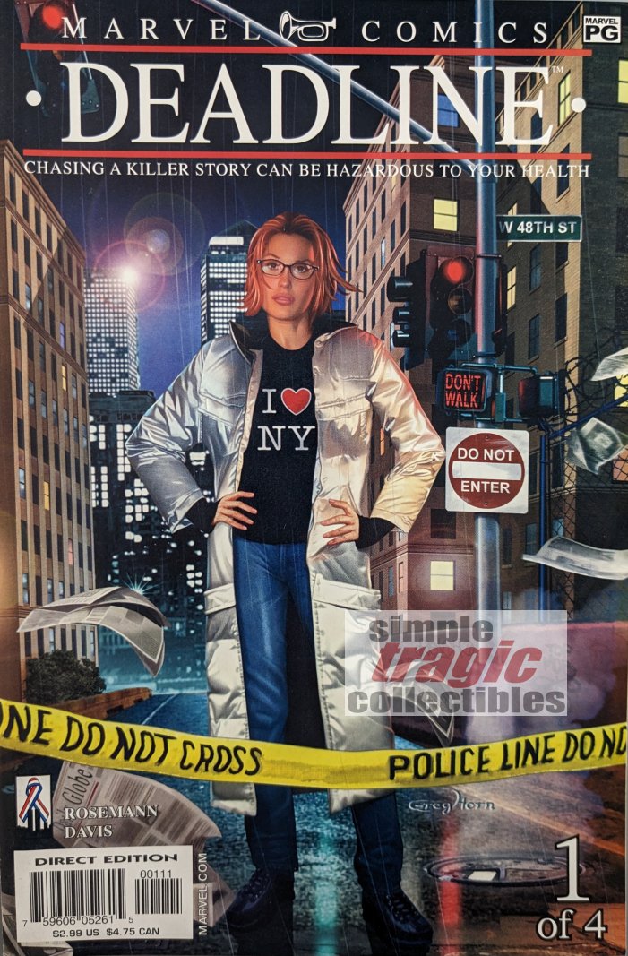 Deadline #1 Comic Book Cover Art by Greg Horn