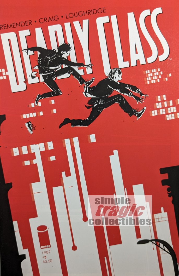 Deadly Class #3 Comic Book Cover Art by Wes Craig