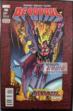 Deadpool #6 Comic Book Cover Art by Scott Koblish