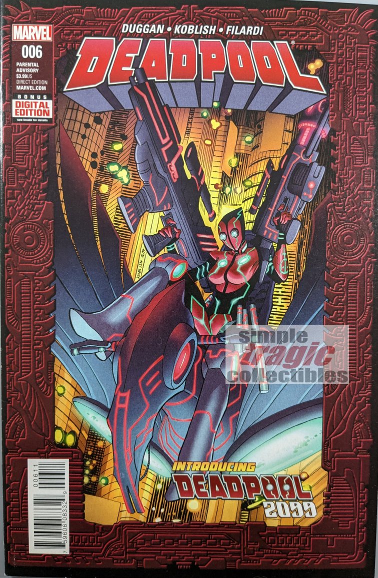 Deadpool #6 Comic Book Cover Art by Scott Koblish