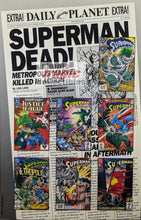 Load image into Gallery viewer, Death Of Superman TPB Comic Book Back Cover Art

