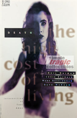 Death: The High Cost Of Living TPB Cover Art by Dave McKean