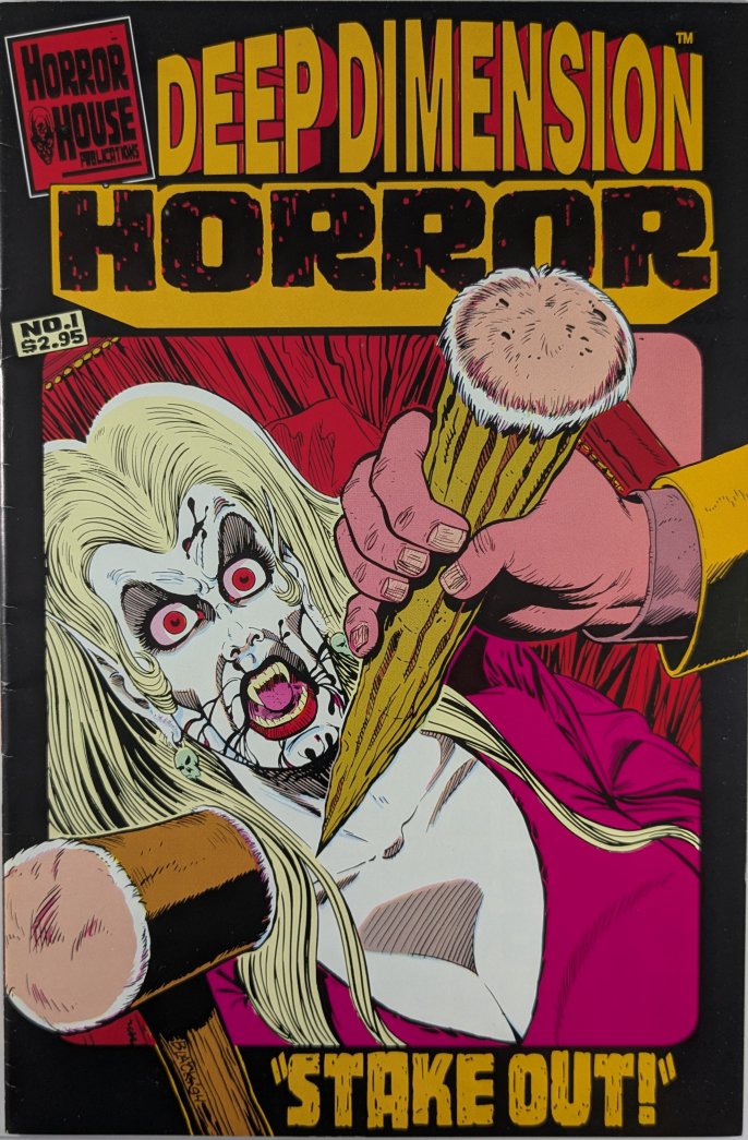 Deep Dimension Horror #1 Comic Book Cover Art by Bill Black