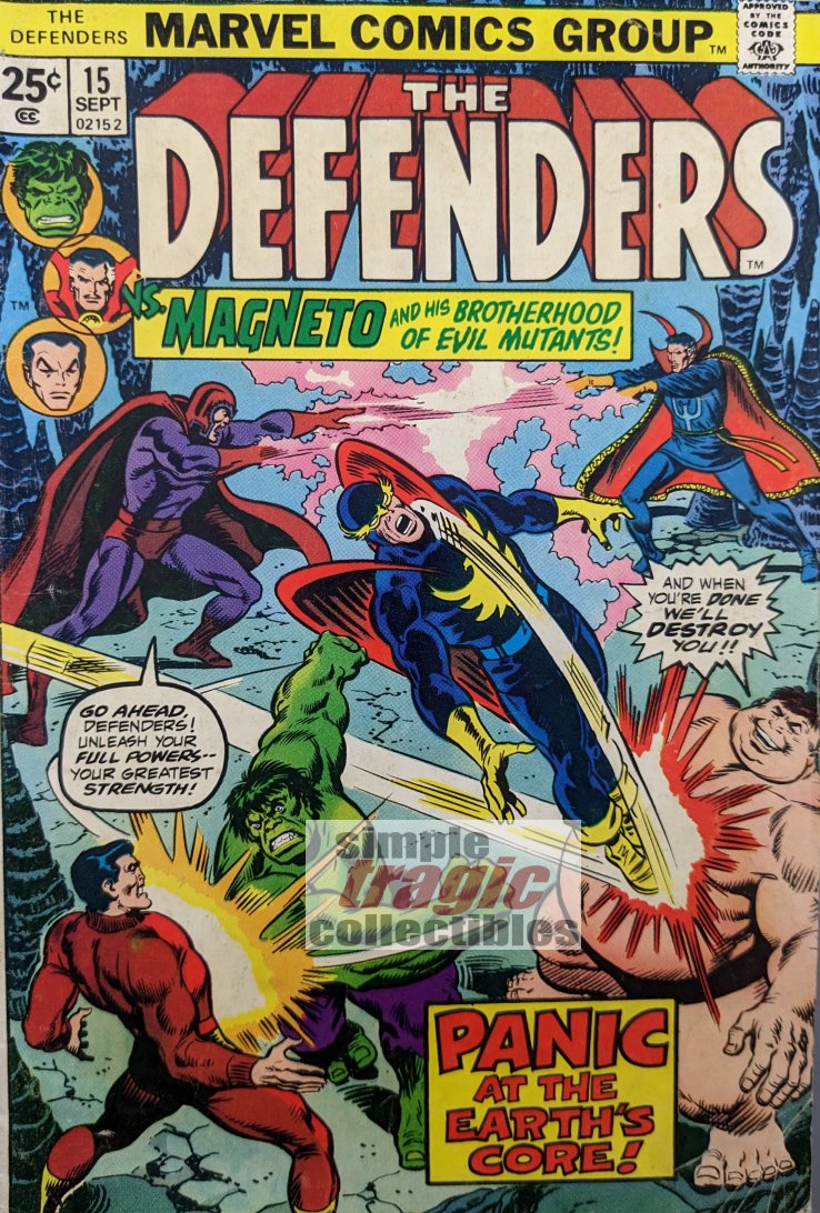 The Defenders #15 Comic Book Cover Art by John Buscema