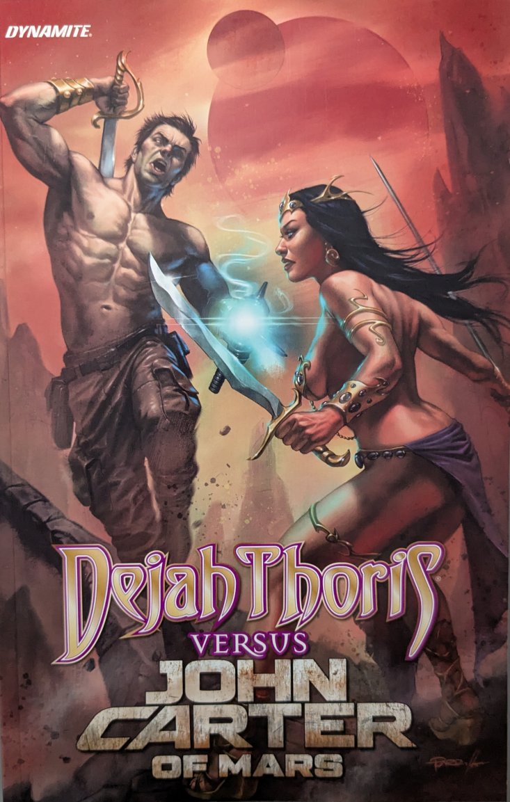 Dejah Thoris Versus John Carter Of Mars Trade Paperback Cover Art by Lucio Parillo