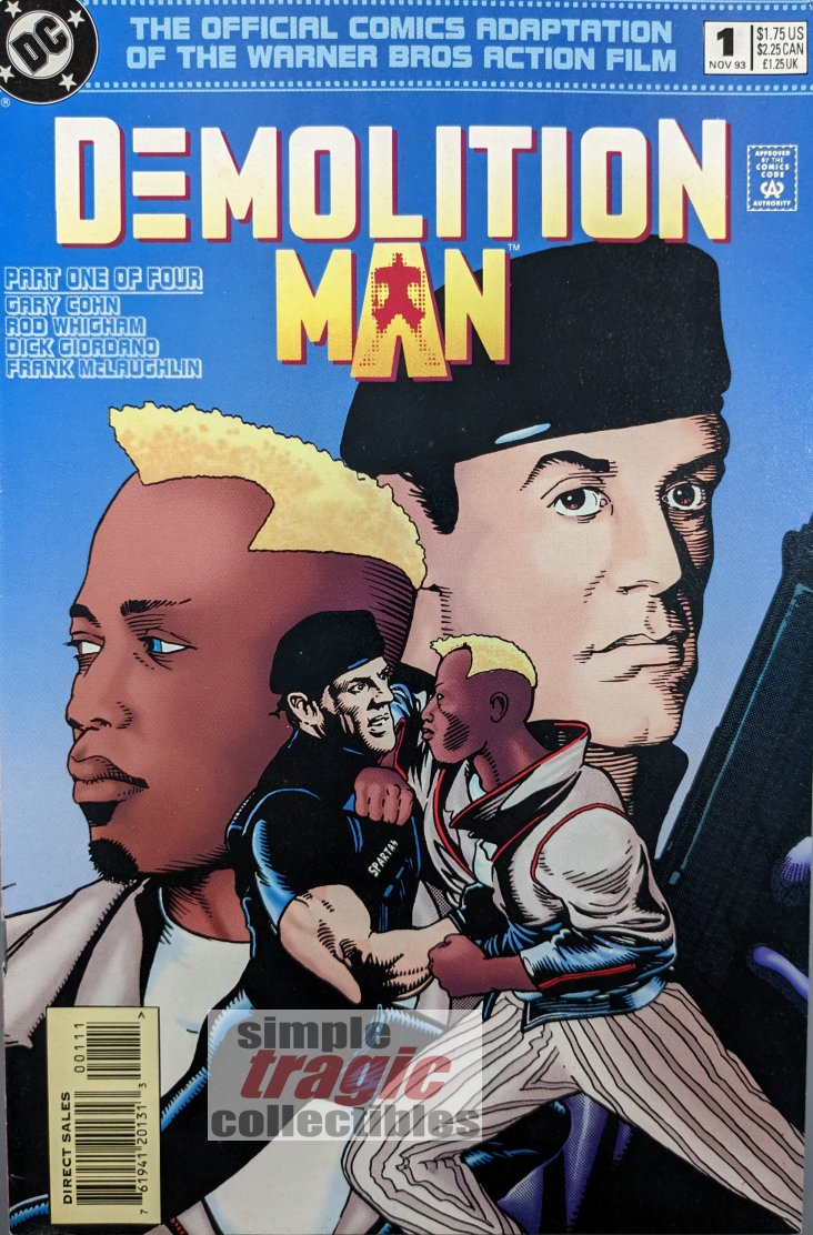 Demolition Man #1 Comic Book Cover Art by Kevin Maguire