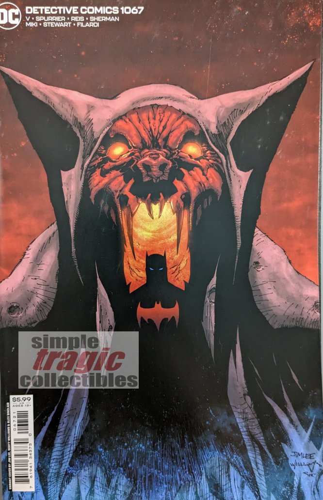 Detective Comics #1067 Variant Comic Book Cover Art by Jim Lee