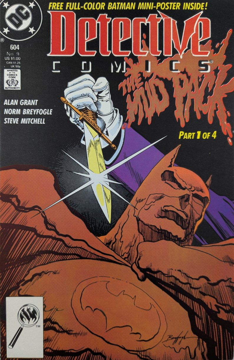 Detective Comics #604 Comic Book Cover Art by Norm Breyfogle