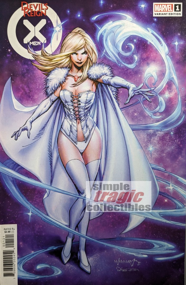 Devil's Reign: X-Men #1 Comic Book Cover Art by Scott Williams