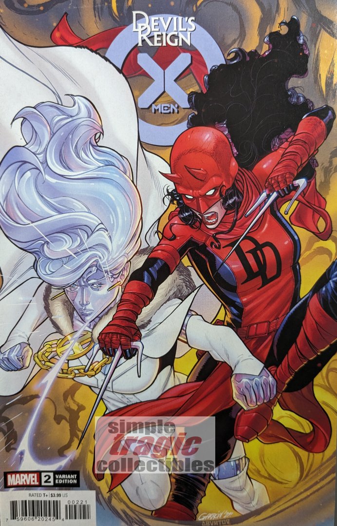 Devil's Reign: X-Men #2 Comic Book Cover Art by Javier Garron