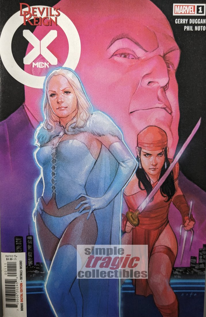 Devil's Reign: X-Men #1 Comic Book Cover Art by Phil Noto