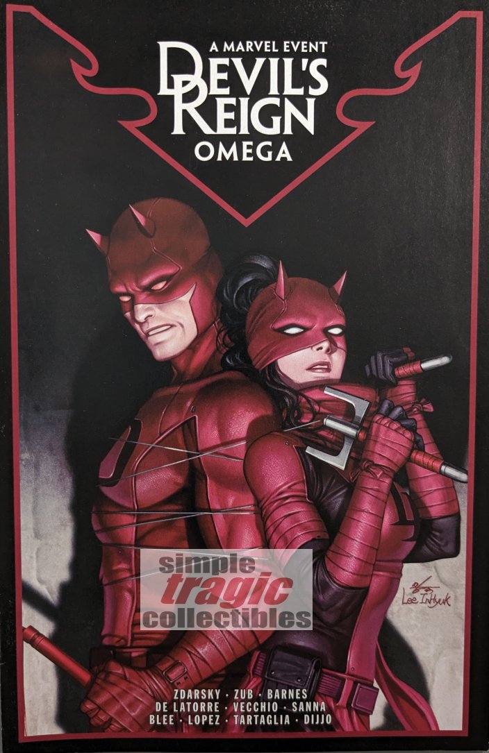 Devil's Reign: Omega #1 Comic Book Cover Art by Inhyuk Lee