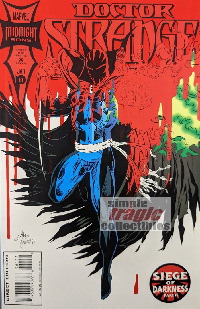 Doctor Strange #61 Comic Book Cover Art by Melvin Rubi