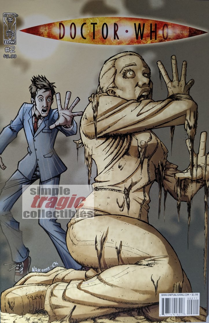 Doctor Who #2 Comic Book Cover Art by Nick Roche