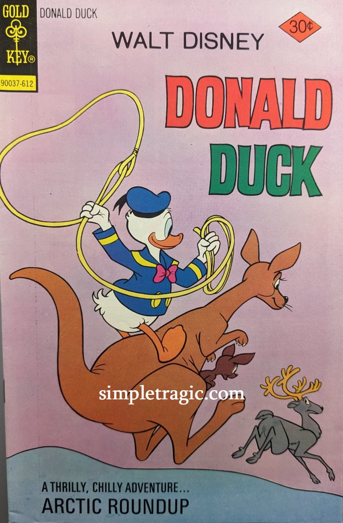 Walt Disney Donald Duck #178 Comic Book Cover Art