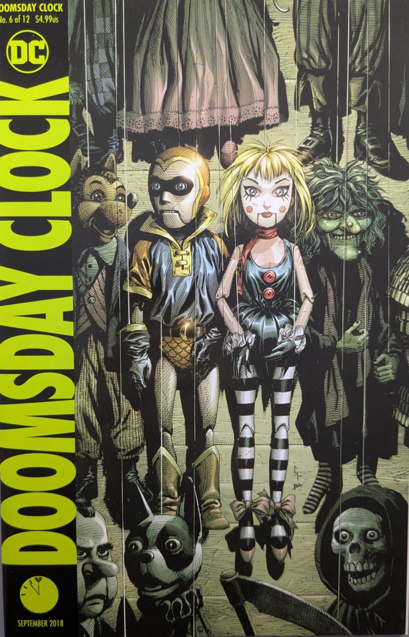 Doomsday Clock #6 Comic Book Cover Art by Gary Frank