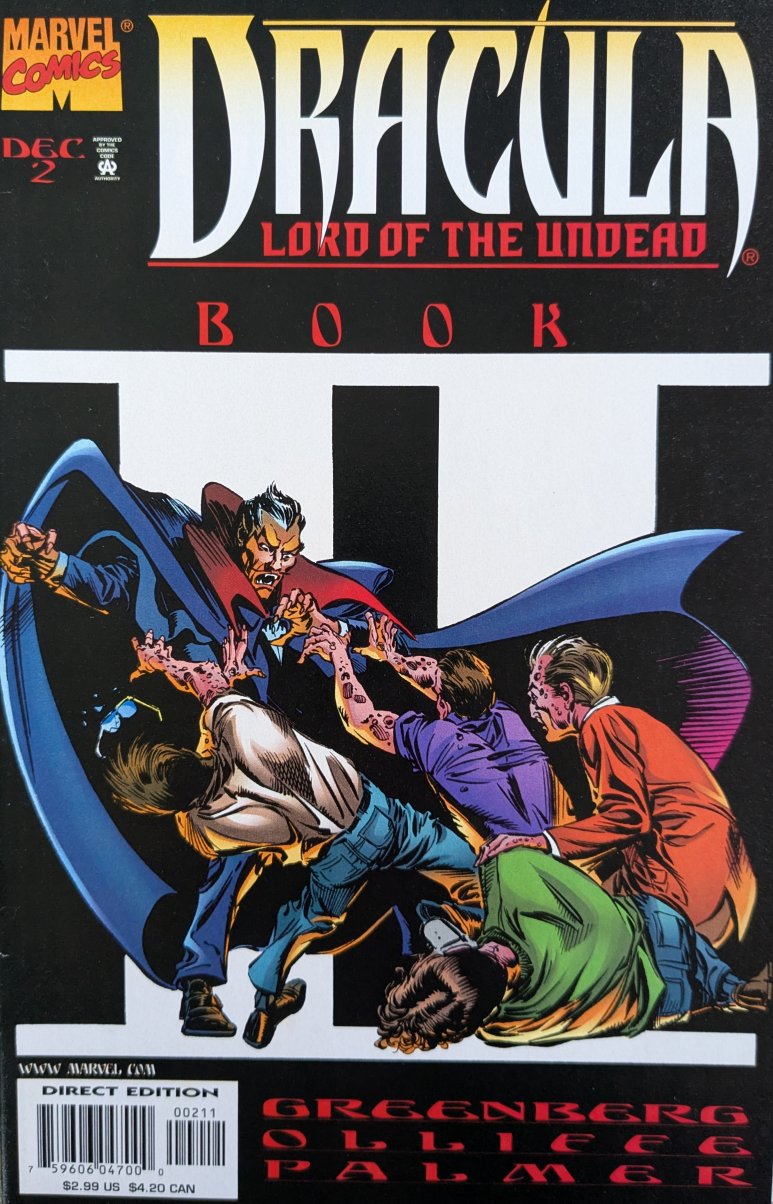 Dracula: Lord Of The Undead #2 Comic Book Cover Art by Pat Oliffe