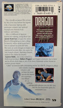 Load image into Gallery viewer, Dragon: The Bruce Lee Story (1993) - VHS Cassette Back Cover Art
