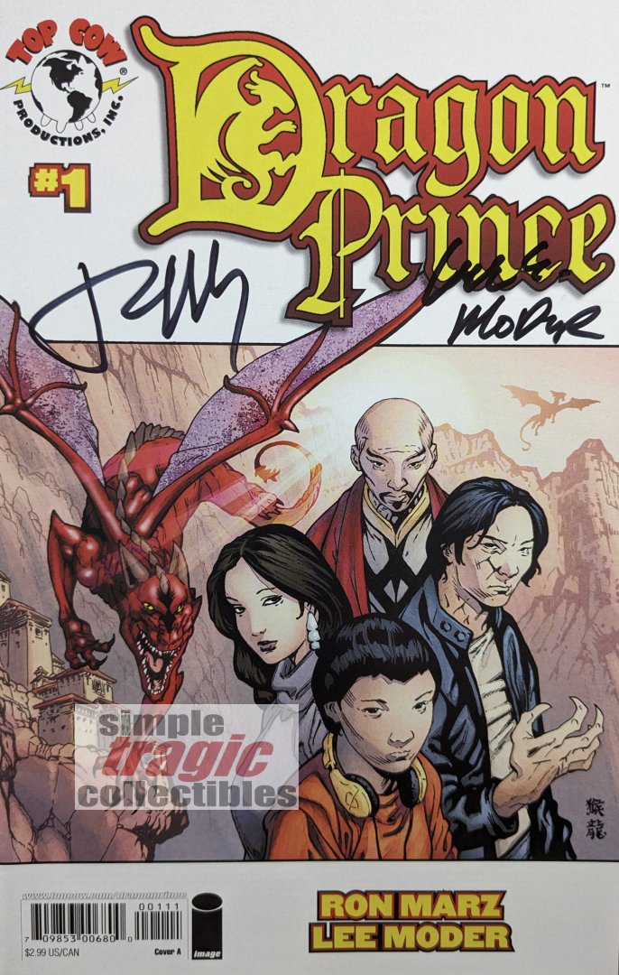 Dragon Prince (2008) #1 SIGNED x2