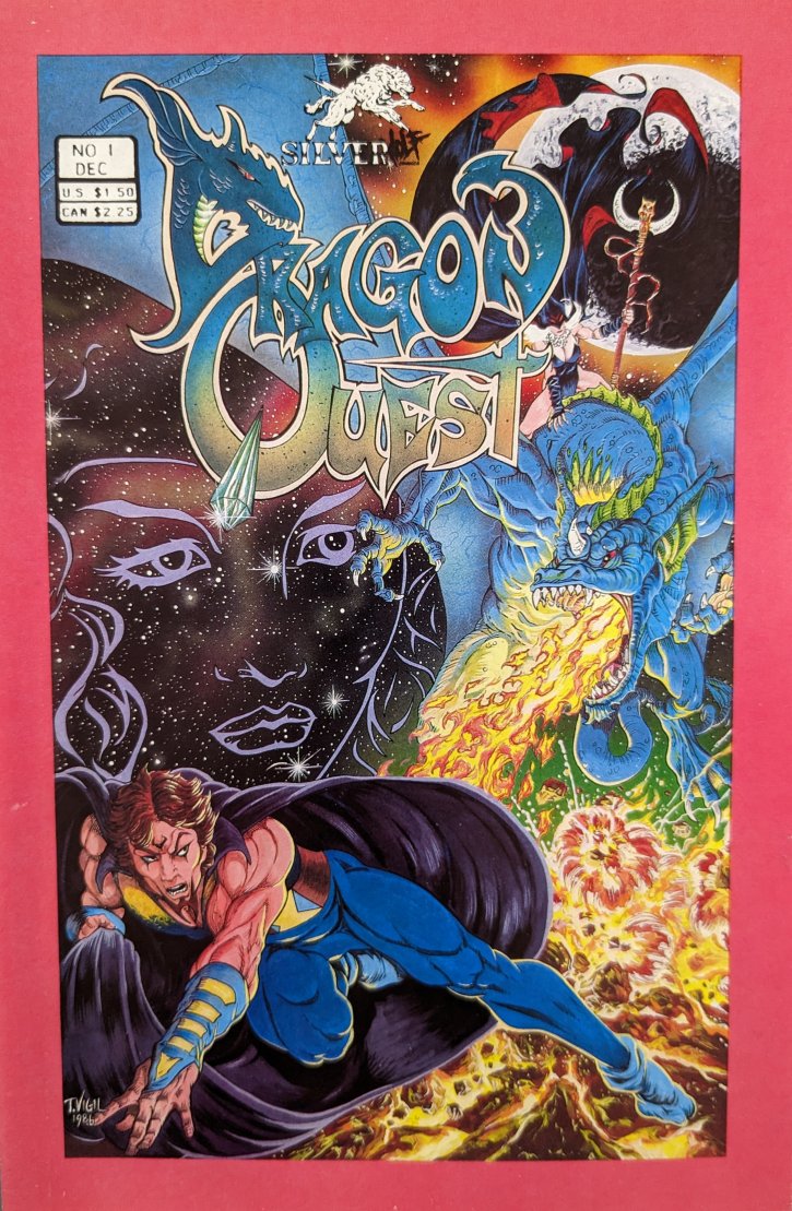 Dragonquest #1 Comic Book Cover Art by Tim Vigil