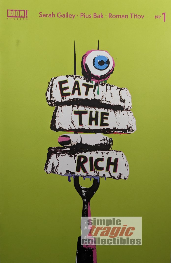 Eat The Rich #1 Comic Book Cover Art