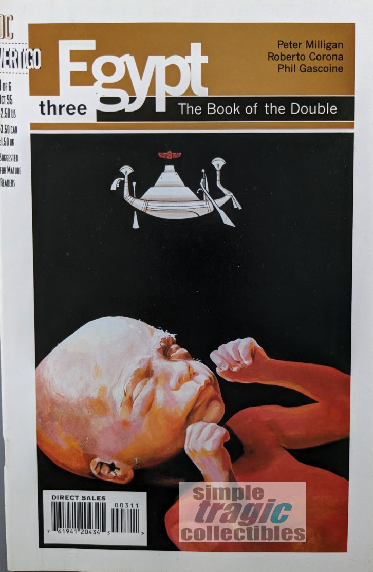 Egypt #3 Comic Book Cover Art by Glyn Dillon