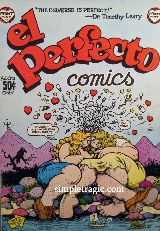 El Perfecto Comics #1 Comic Book Cover Art by Robert Crumb