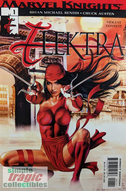 Elektra #1 Comic Book Cover Art by Greg Horn