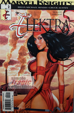 Elektra #2 Comic Book Cover Art by Greg Horn