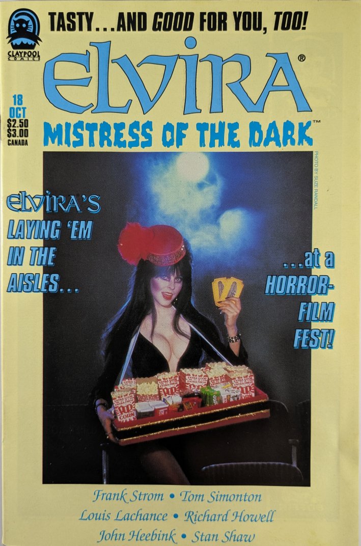 Elvira Mistress Of The Dark #18 Comic Book Cover Art
