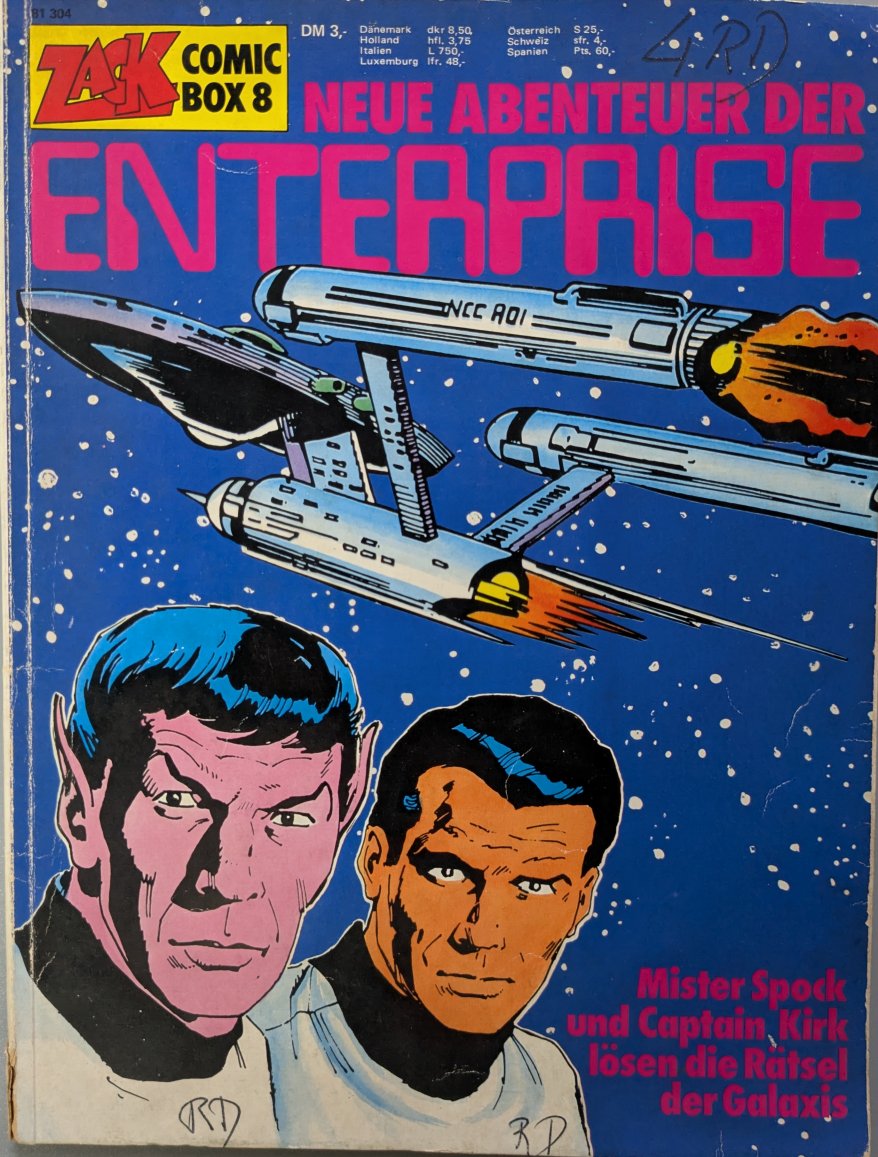 New Abenteuer Der Enterprise (1973) TPB Cover Art