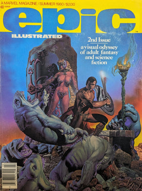Epic Illustrated #2 Magazine Cover Art by Richard Corben