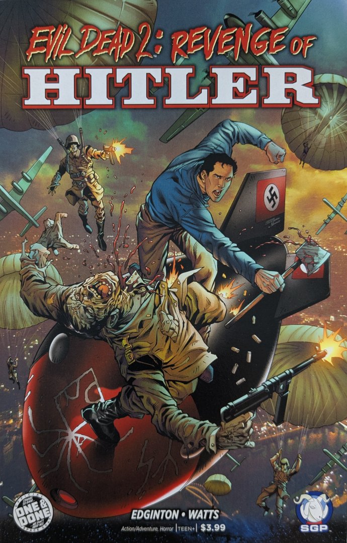 Evil Dead 2: Revenge Of Hitler #1 Comic Book Cover Art by Kevin West