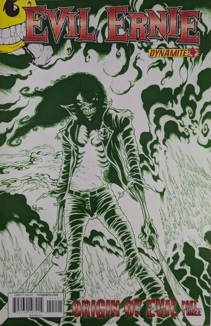 Evil Ernie #4 Variant Cover D Comic Book Cover Art by Kyle Hotz