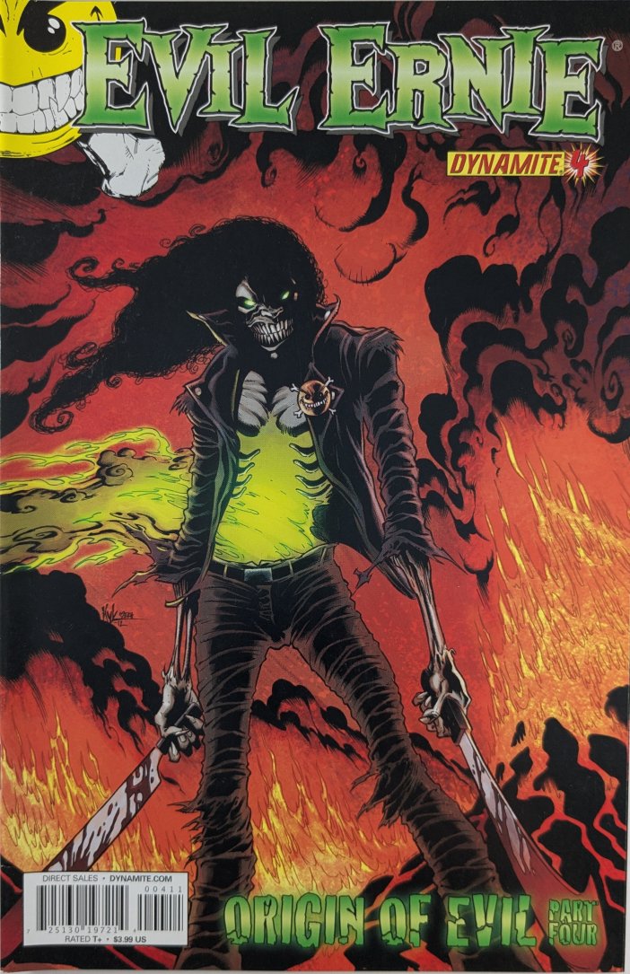 Evil Ernie #4 Variant Cover Comic Book Cover Art by Kyle Hotz