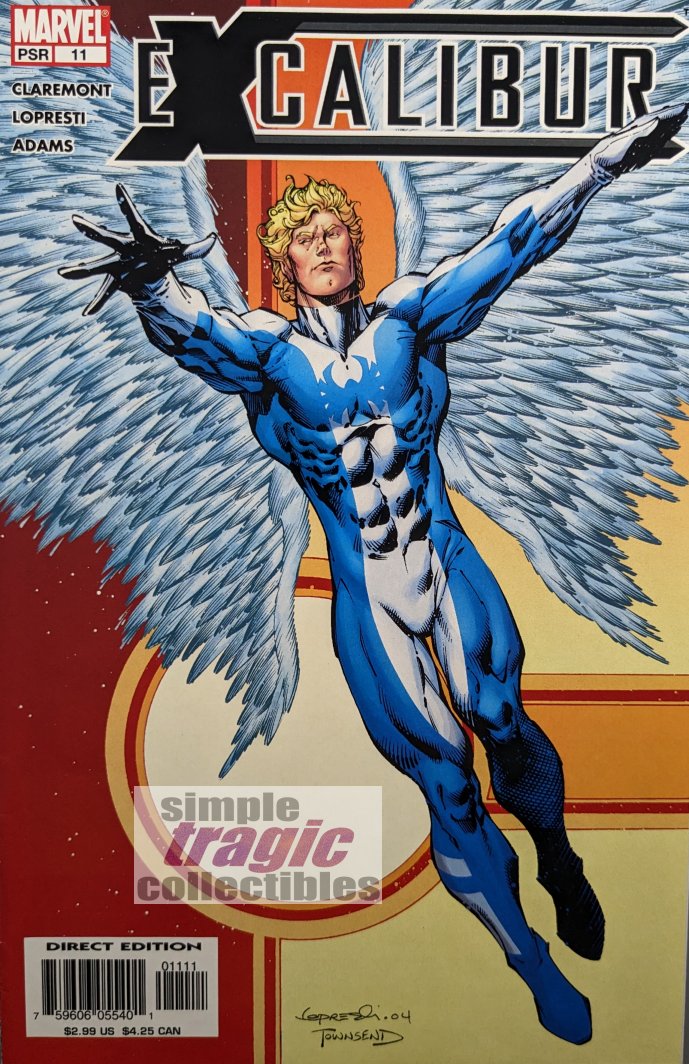 Excalibur #11 Comic Book Cover Art by Aaron Lopresti