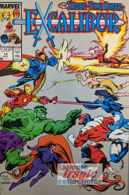 Excalibur #14 Comic Book Cover Art by Alan Davis