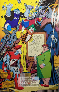 Excalibur #6 Comic Book Back Cover Art by Alan Davis
