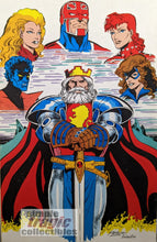 Load image into Gallery viewer, Excalibur #8 Comic Book Back Cover Art by Ron Lim
