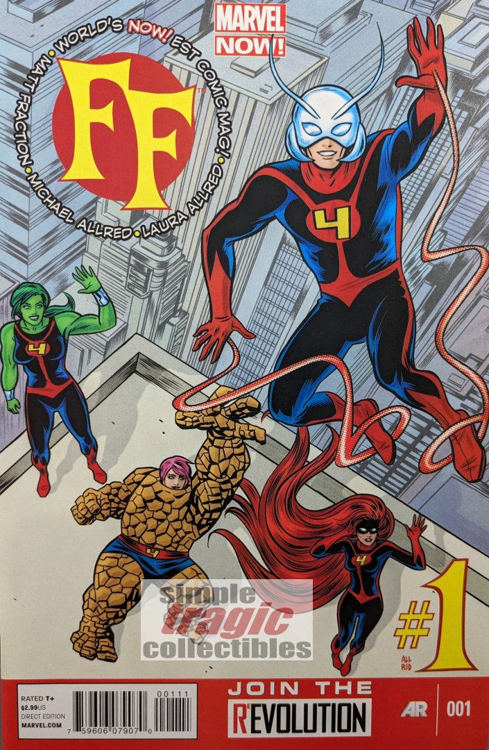 FF #1 Comic Book Cover Art by Michael Allred