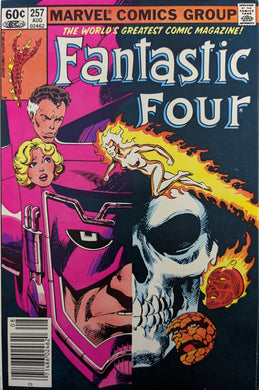 Fantastic Four #257 Comic Book Cover Art by John Byrne