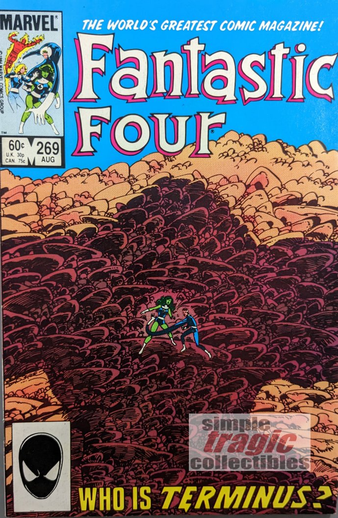 Fantastic Four #269 Comic Book Cover Art by John Byrne