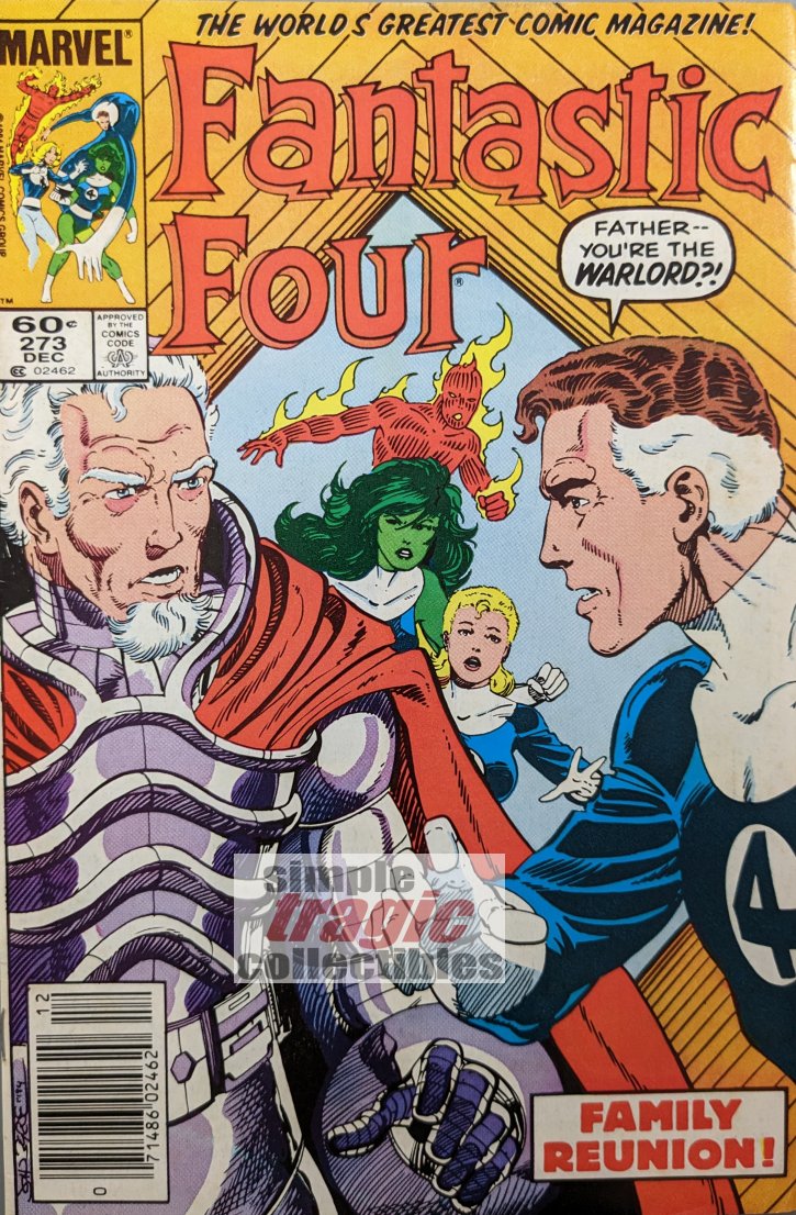Fantastic Four #273 Comic Book Cover Art by John Byrne