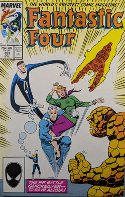 Fantastic Four #304 Comic Book Cover Art by John Buscema