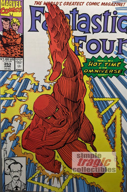 Fantastic Four #353 Comic Book Cover Art by Walter Simonson