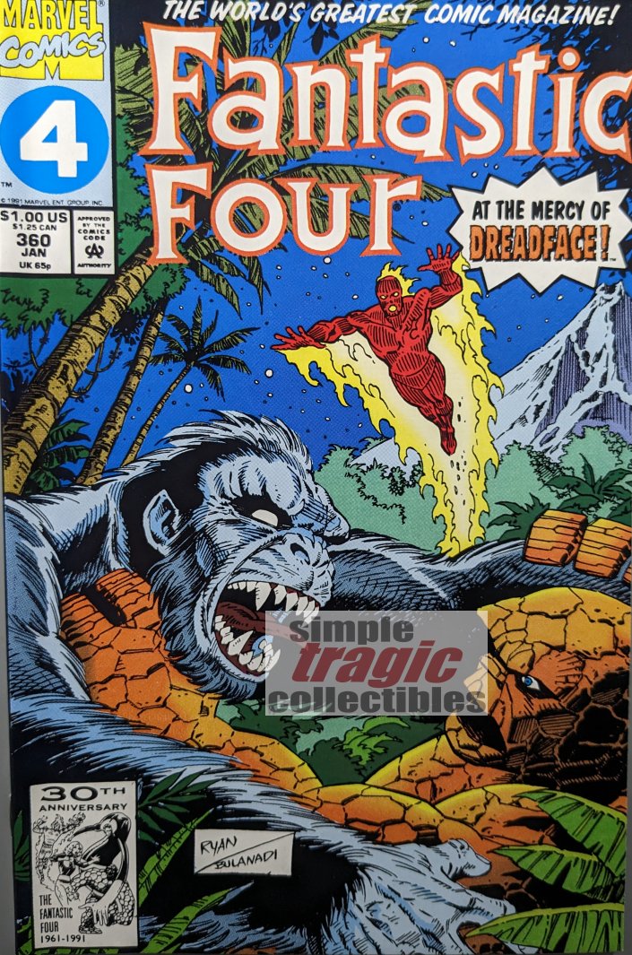 Fantastic Four #360 Comic Book Cover Art by Paul Ryan