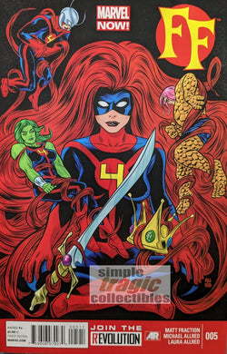 FF #5 Comic Book Cover Art by Michael Allred