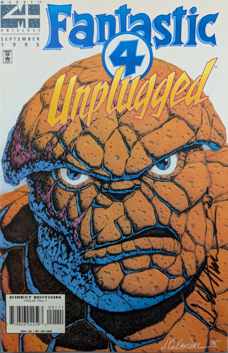 Fantastic Four Unplugged #1 Comic Book Cover Art by Jim Calafiore