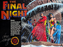 Load image into Gallery viewer, DC Comics - The Final Night (1996) Countdown Calendar Front Cover Art by Stuart Immonen
